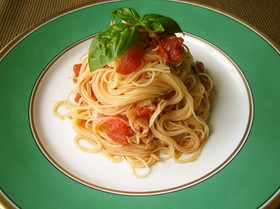 ５分でできる簡単！冷製トマトパスタ